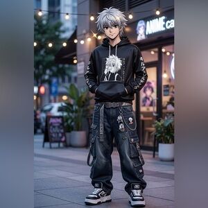 ⚡️ Anime Vibes Activated! ⚡️Killua Zoldyck from the iconic anime Hunter x Hunter